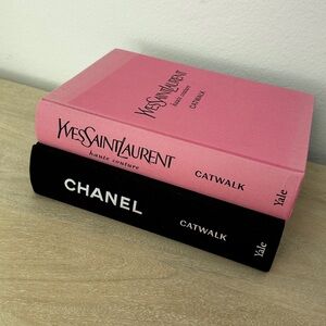 Pink YSL catwalk book